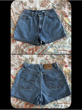 Levi’s Vintage 912 Orange Tab High Rise Shorts 27”